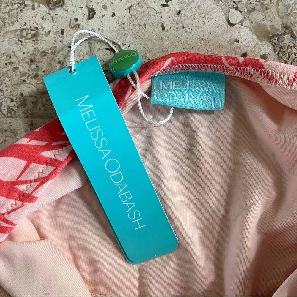 NWT Melissa Odabash Coral Palm Halterneck 1 Piece Swimsuit (8) - Picture 7 of 8